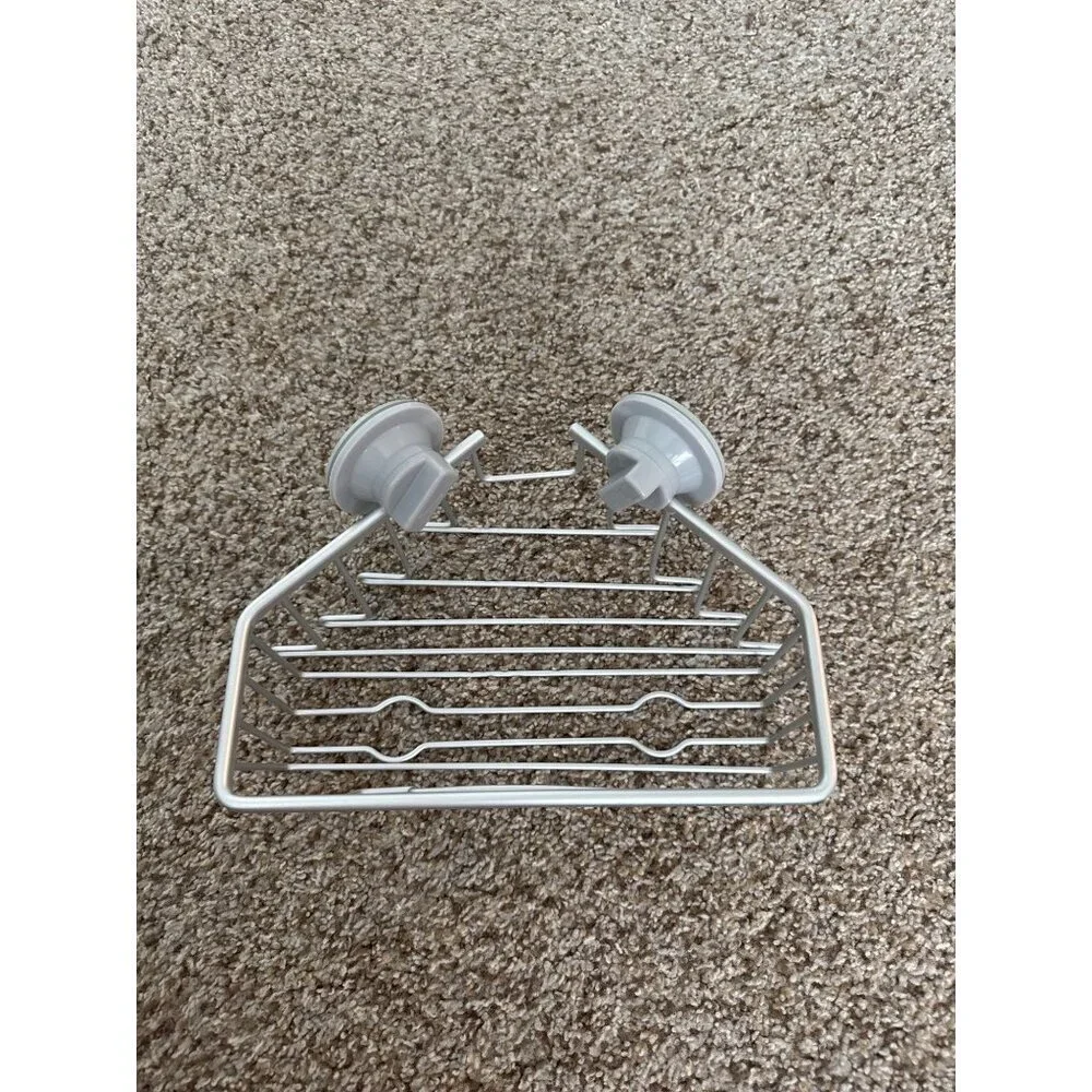 $5 WHEN BUNDLED Made By Design Rust Resistant Corner Suction Shower Basket